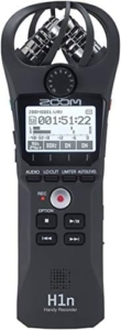 Zoom H1n podcast recorder