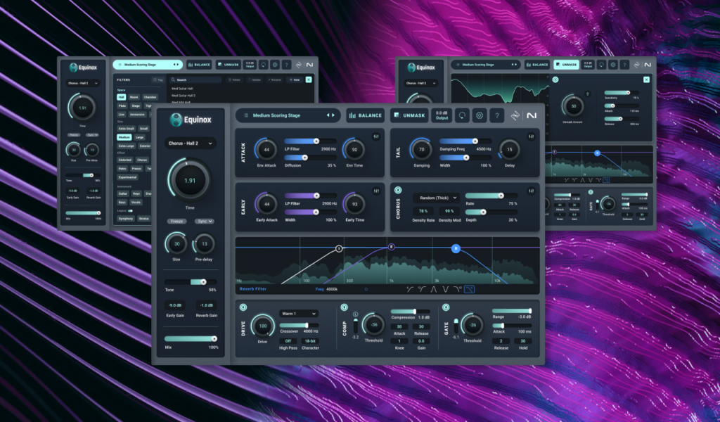 A marketing style image of the tool Equinox