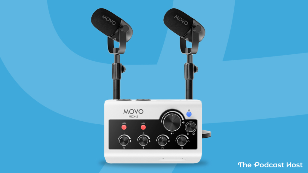 movo podpro-t podcast equipment bundle