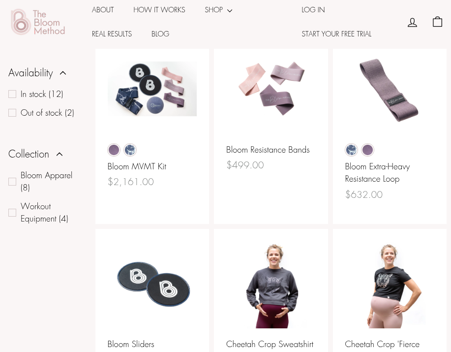 Bloom method store